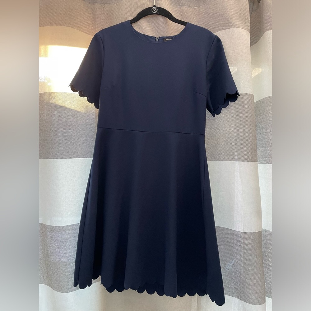 Banana Republic, size 6 petite, navy blue dress